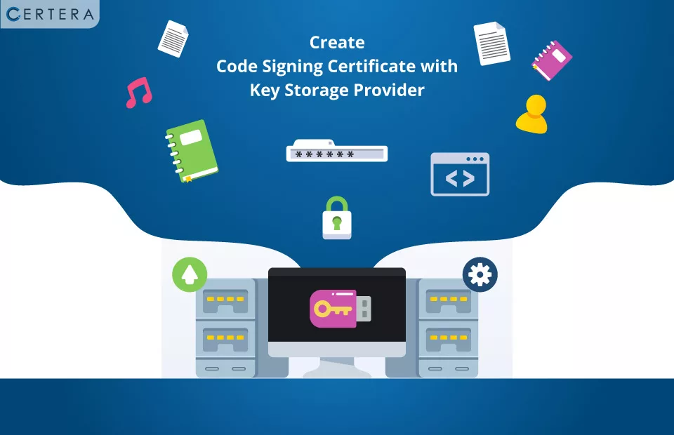 Create Code signing certificate with Key Storage Provider