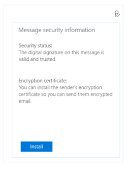 Install Encrypted Email