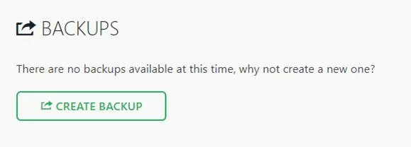 WordPress Backup