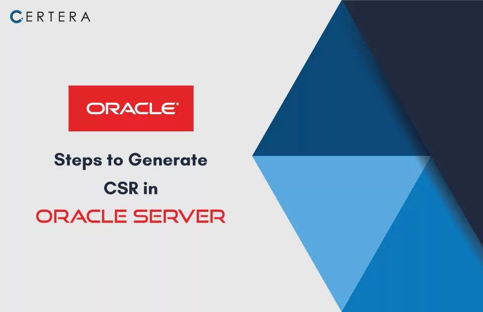 Generate CSR in Oracle Server