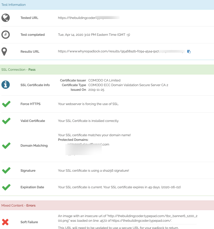 Test SSL Certificate