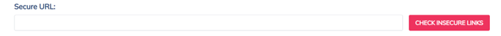 Check Insecure links