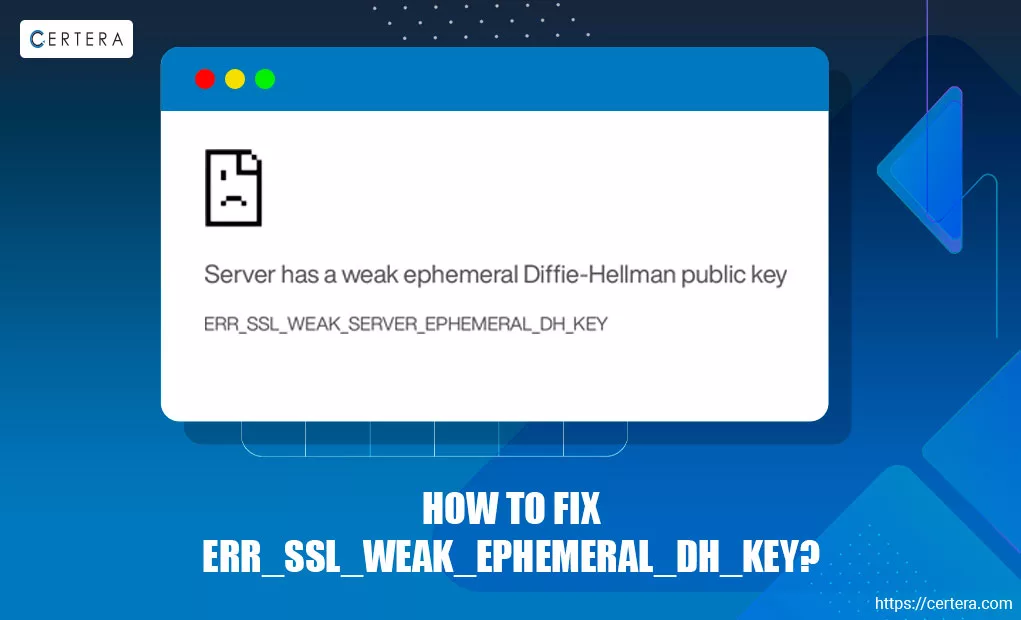 Weak Ephemeral Diffie-Hellman Public Key Error