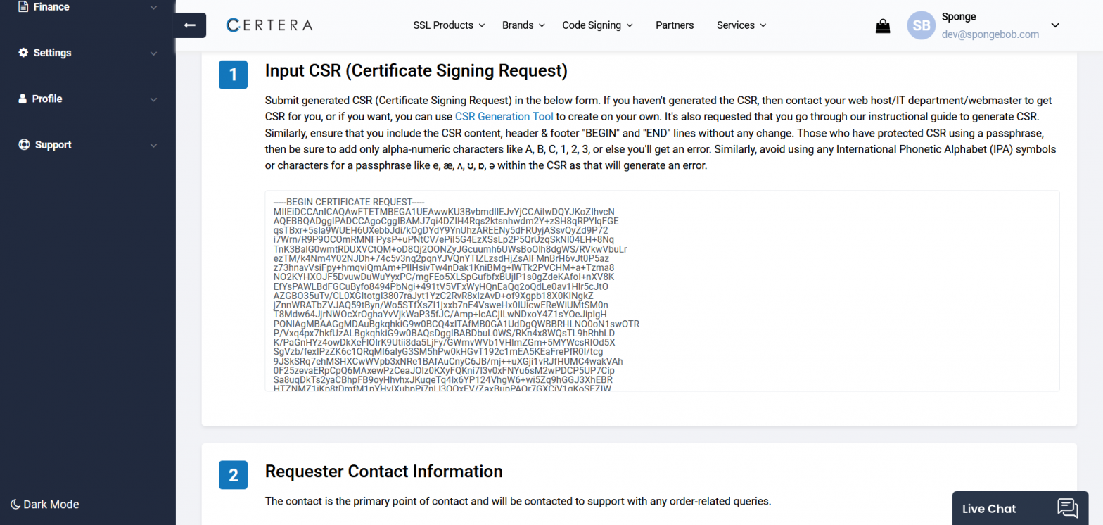 Sectigo S/MIME Certificates Enrollment Process by Certera