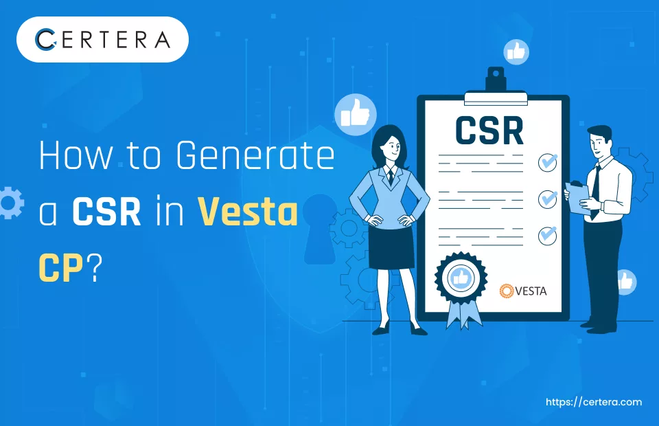 Generate a CSR on VestaCP