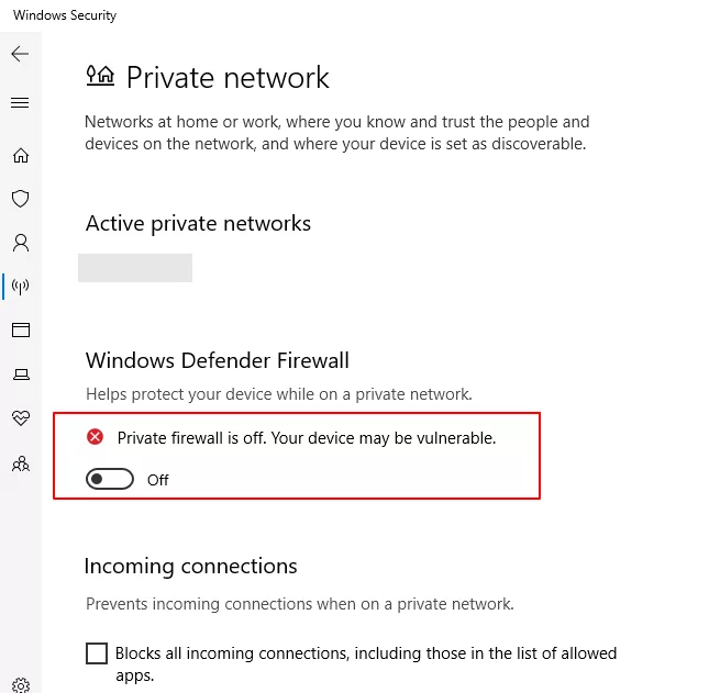 Disable WAF